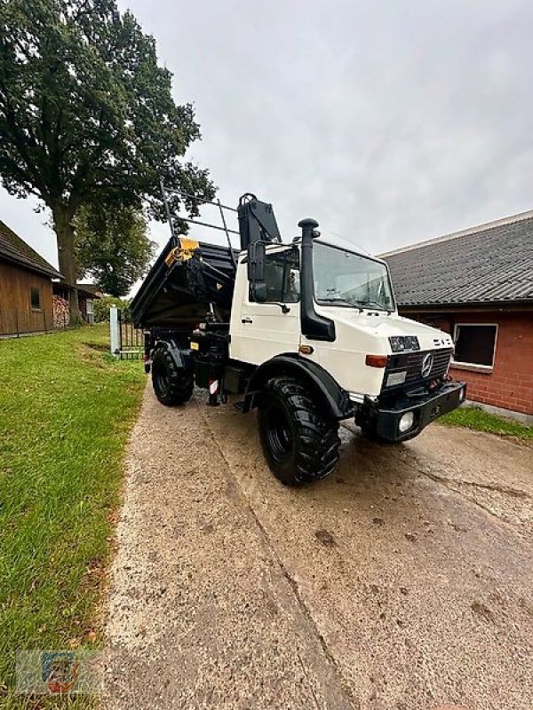 Kipper tipa Mercedes-Benz U1450 427 HIAB 100 Kran Kipper 425/75R20 TÜV, Gebrauchtmaschine u Fitzen (Slika 14)