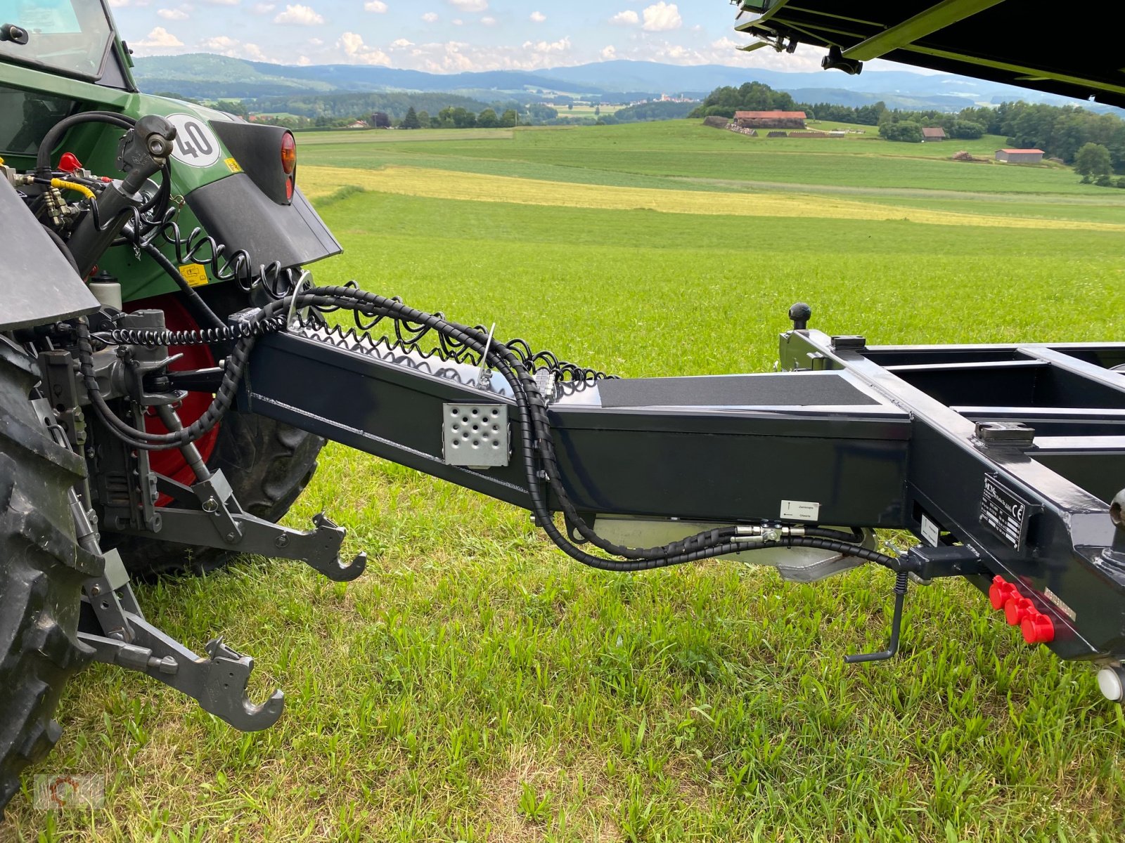 Kipper a típus MS 16t Druckluft LED 40km/h Hydr. Stützfuß Tandem, Neumaschine ekkor: Tiefenbach (Kép 4)