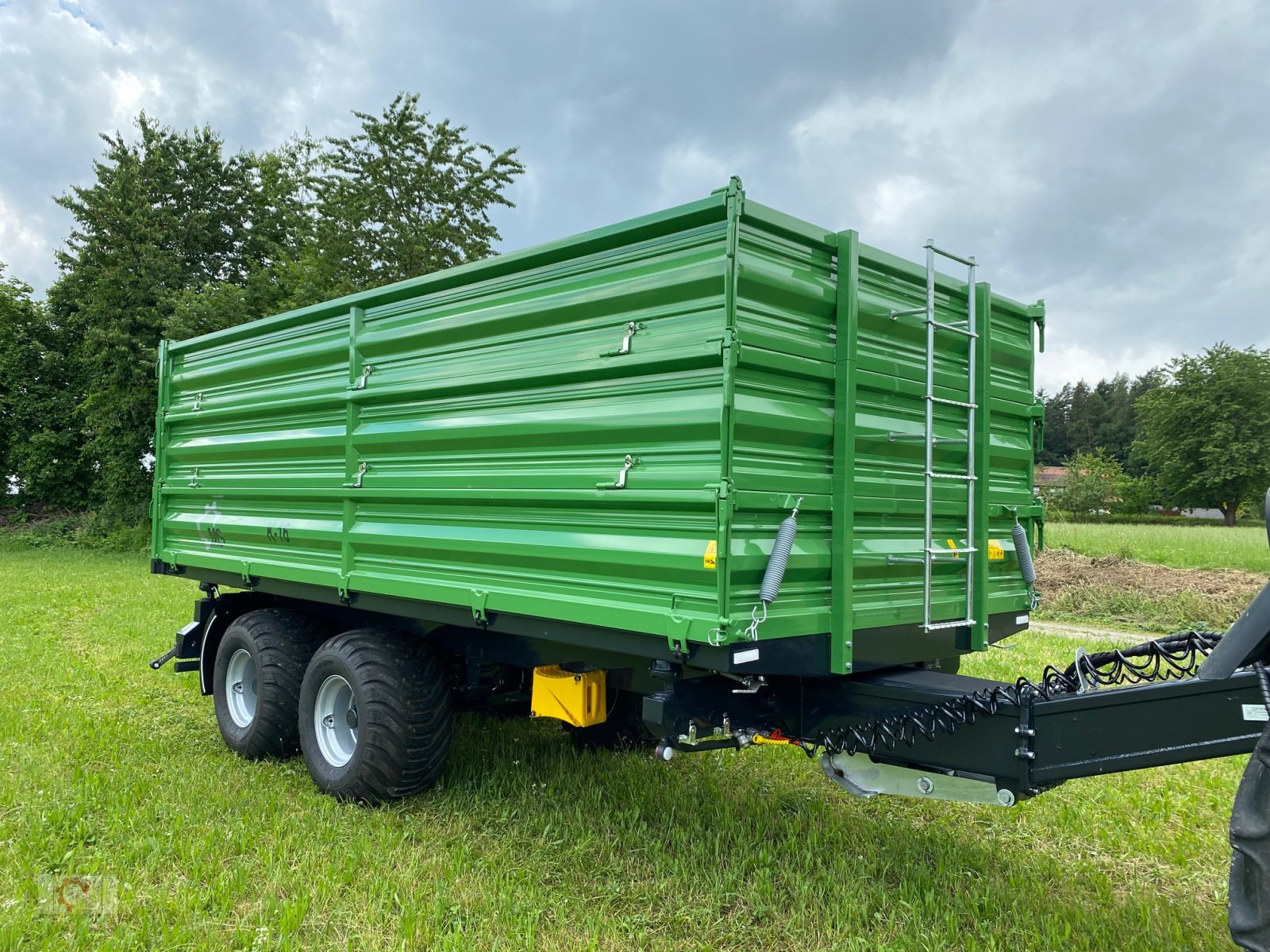 Kipper typu MS 16t Druckluft LED 40km/h Hydr. Stützfuß Tandem, Neumaschine v Tiefenbach (Obrázek 13)