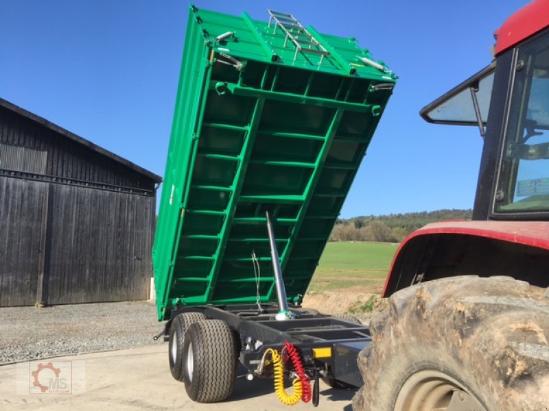 Kipper tip MS 16t Druckluft LED 40km/h Hydr. Stützfuß Tandem, Neumaschine in Tiefenbach (Poză 10)