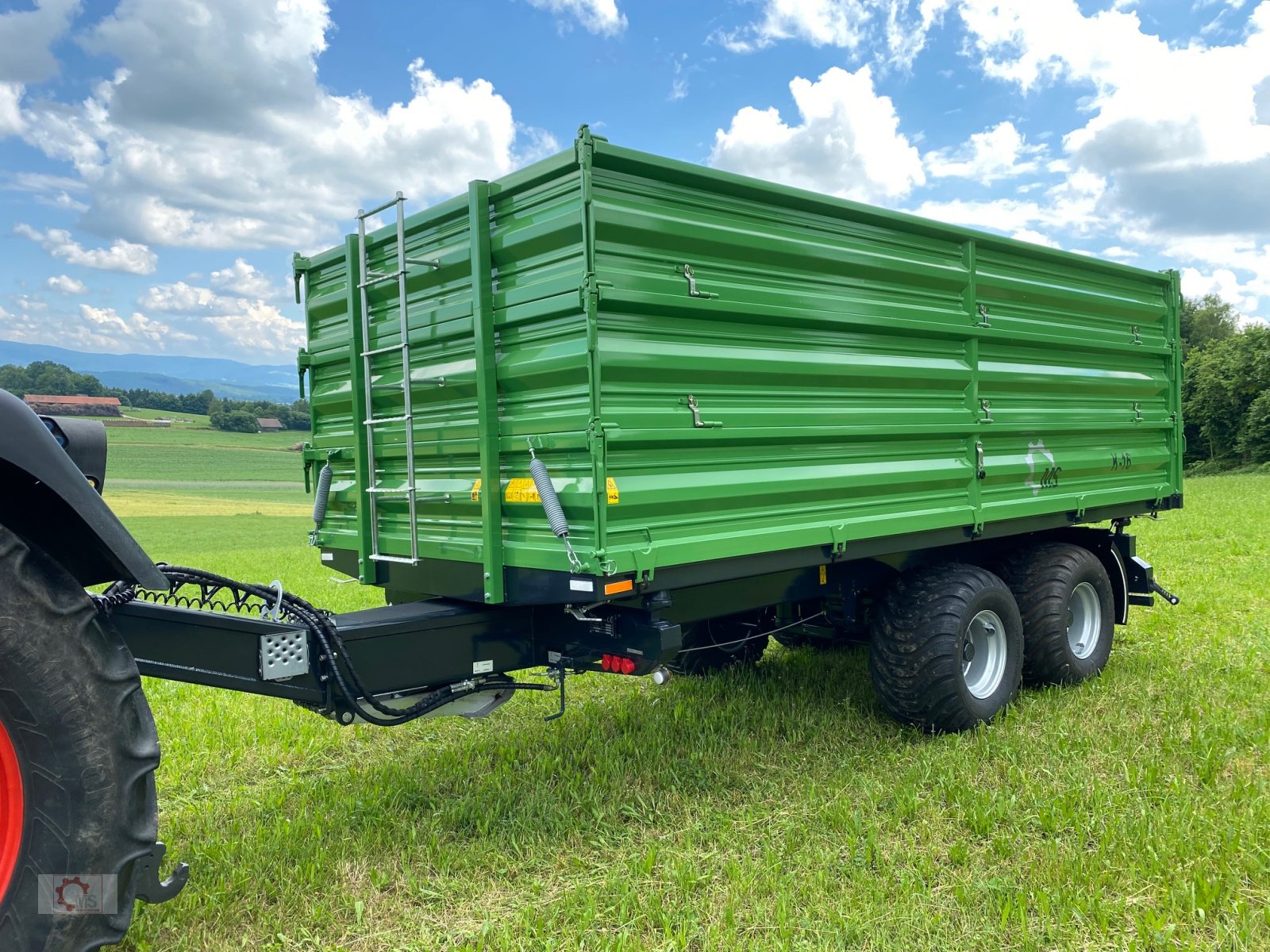 Kipper van het type MS 16t Druckluft LED 40km/h Hydr. Stützfuß Tandem, Neumaschine in Tiefenbach (Foto 5)