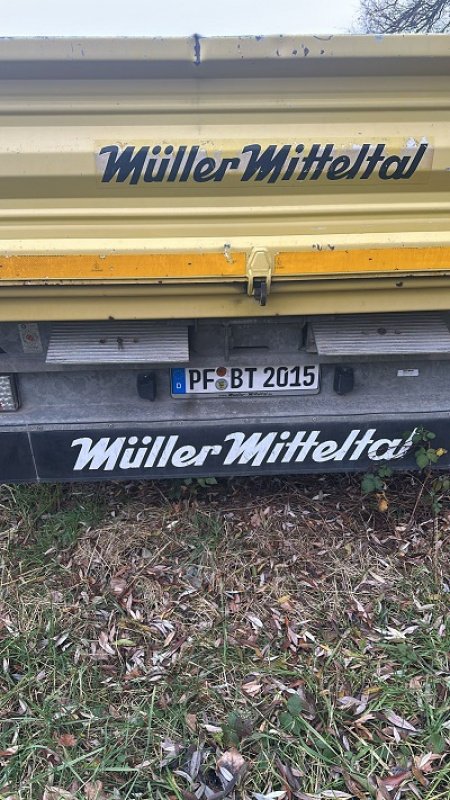 Kipper tip Müller-Mitteltal 14.5 t 3 Seiten Kipper, niedriege Bauhöhe 1 m, Breitreifen, Alurampen, Gebrauchtmaschine in Rain-Gempfing (Poză 7)