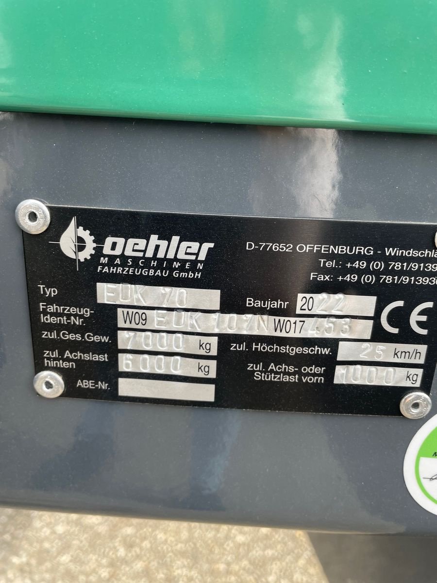 Kipper tip Oehler EDK 70, Neumaschine in Burgkirchen (Poză 7)