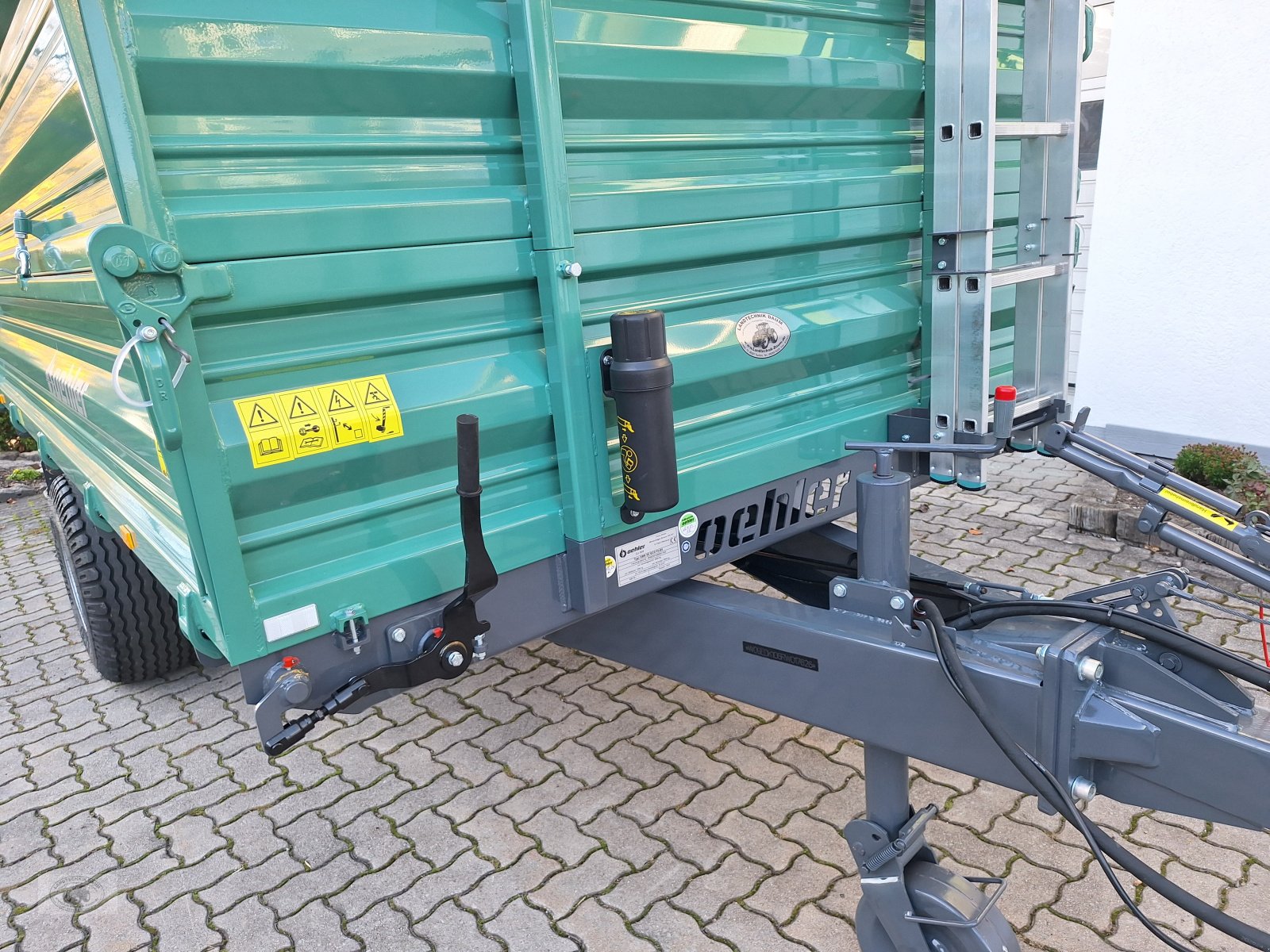 Kipper des Typs Oehler OL EDK 65 ECO PLUS , (4m Brücke) *NEU* 6,5to., Pendelaufsätze, Auflaufbremse+ Rückmatik, ZV, 25Km/h., Neumaschine in Tschirn (Bild 11)