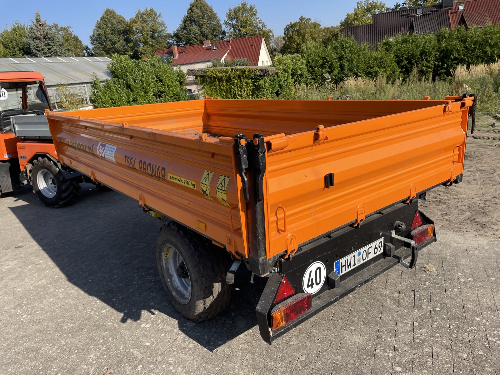 Kipper del tipo PRONAR T 654, Neumaschine en Wismar (Imagen 6)