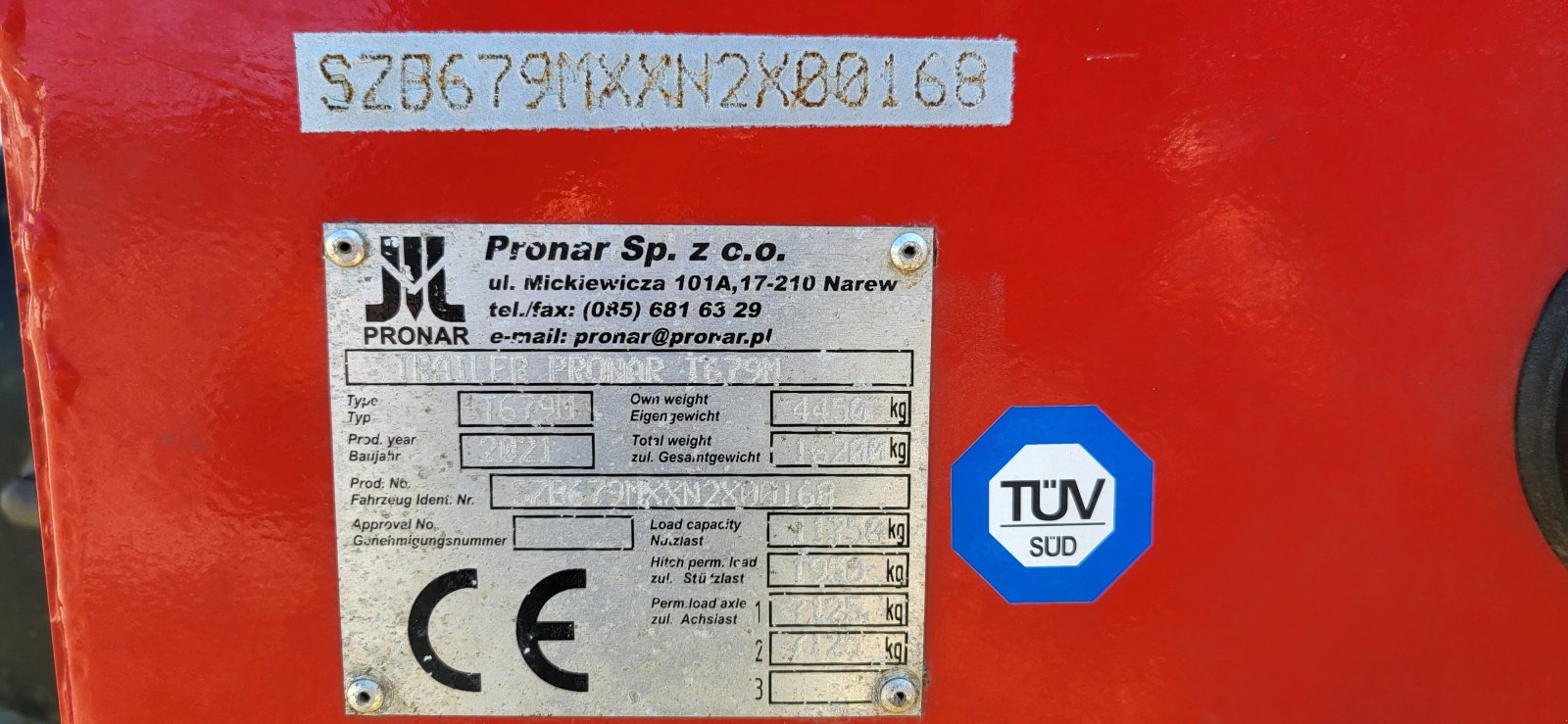 Kipper του τύπου PRONAR T 679, Gebrauchtmaschine σε Sülzetal OT Altenweddingen (Φωτογραφία 2)