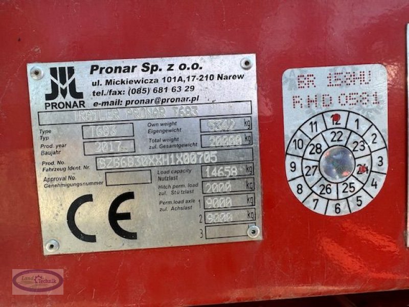 Kipper tip PRONAR T 683, Gebrauchtmaschine in Münzkirchen (Poză 12)