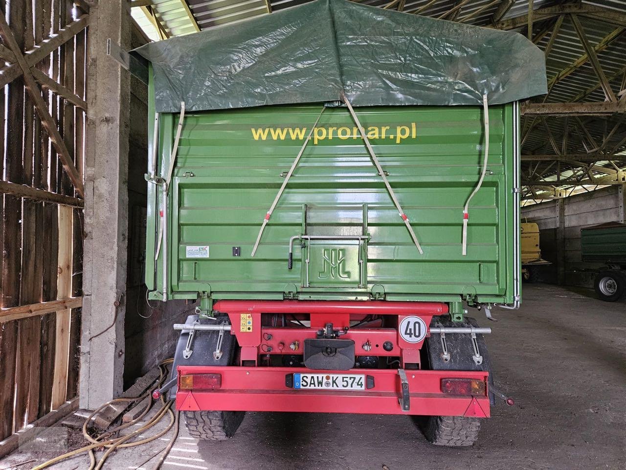 Kipper van het type PRONAR T680 18to, Gebrauchtmaschine in Prenzlau (Foto 2)