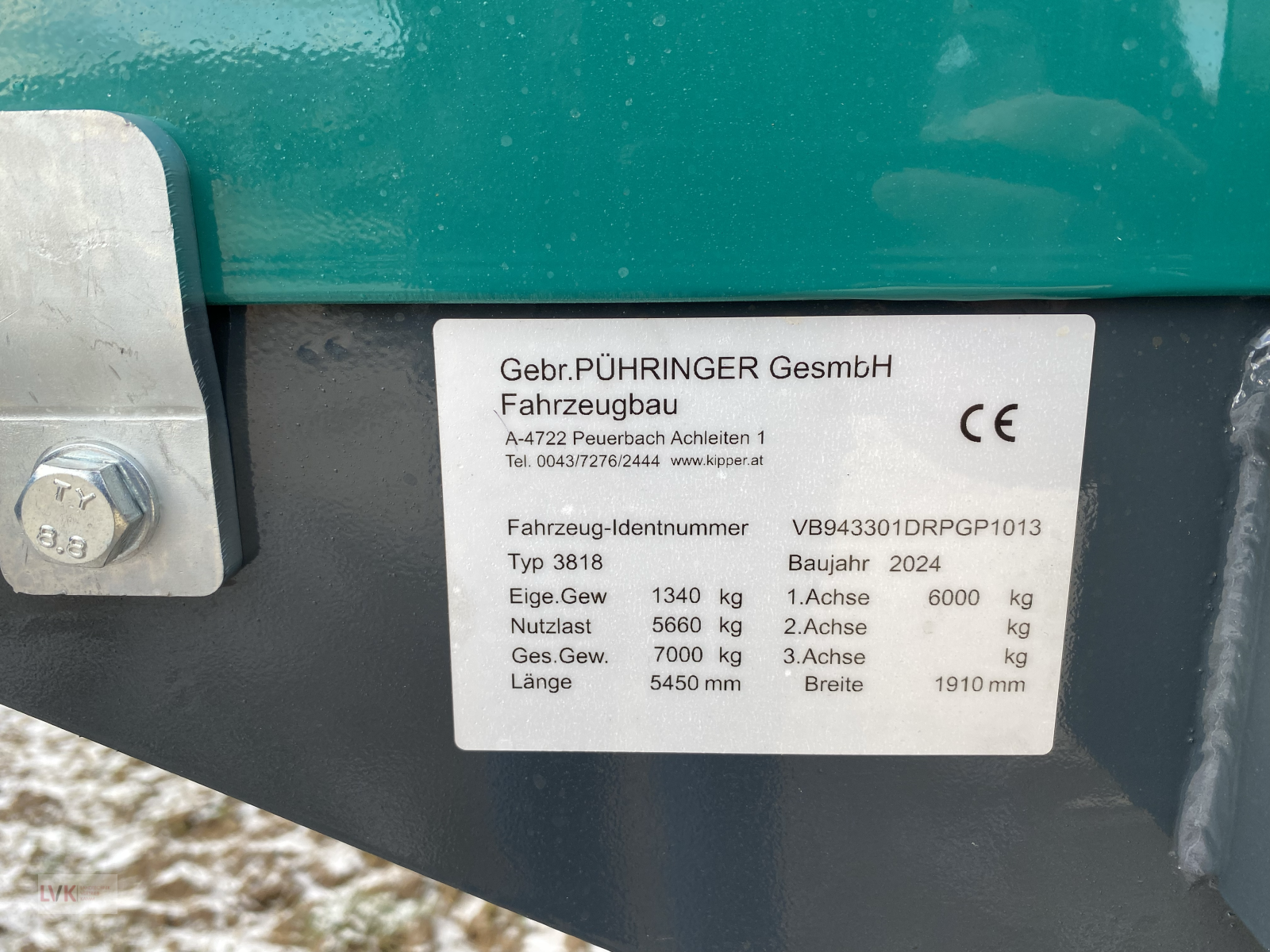 Kipper типа Pühringer 3818, Neumaschine в Weißenburg (Фотография 10)