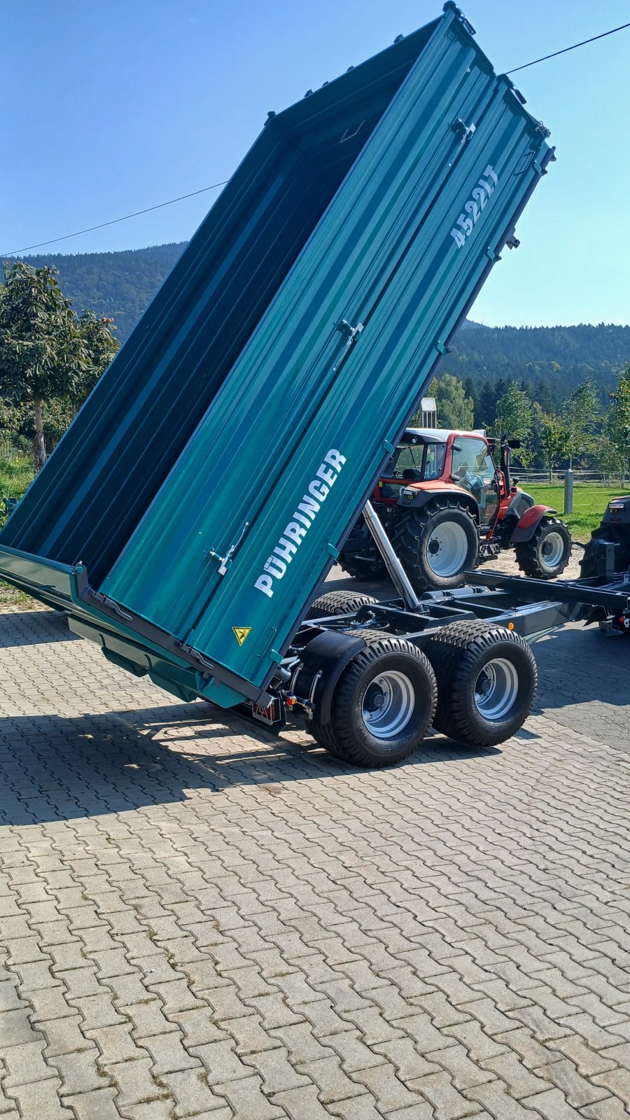 Kipper Türe ait Pühringer Dreiseitenkipper, Tandemkipper, Kipper, 4522LT, Neumaschine içinde Bad Kötzting (resim 8)