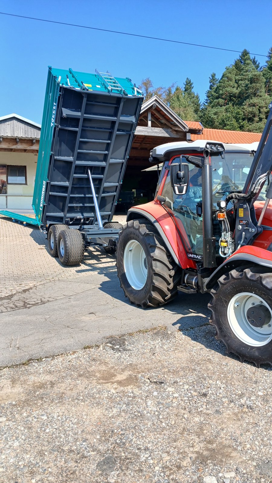 Kipper van het type Pühringer Dreiseitenkipper, Tandemkipper, Kipper, 4522LT, Neumaschine in Bad Kötzting (Foto 10)