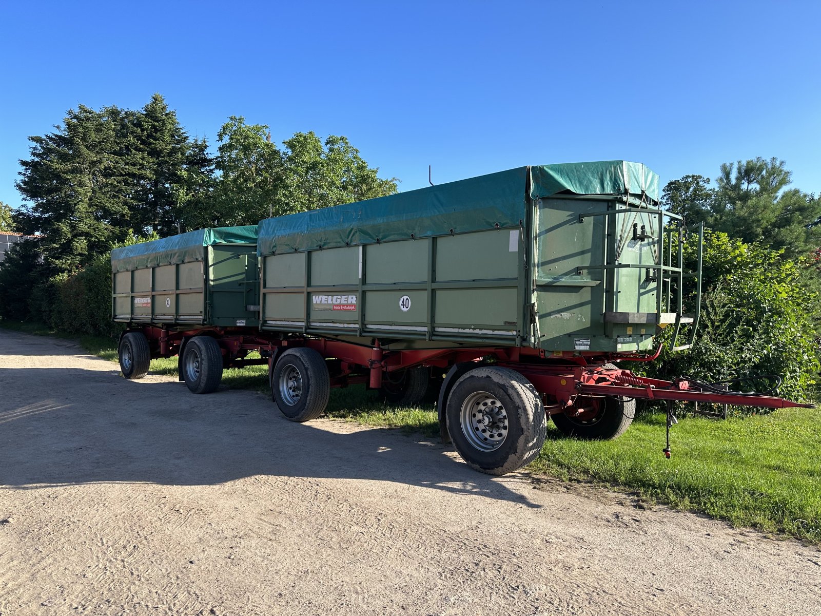 Kipper van het type Rudolph DK 280 W, Gebrauchtmaschine in Schweringen (Foto 1)