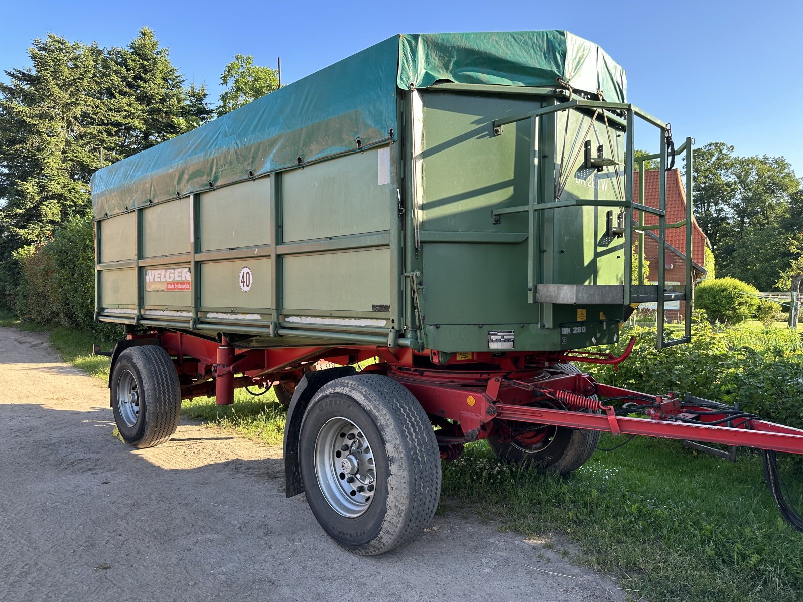 Kipper des Typs Rudolph DK 280 W, Gebrauchtmaschine in Schweringen (Bild 3)