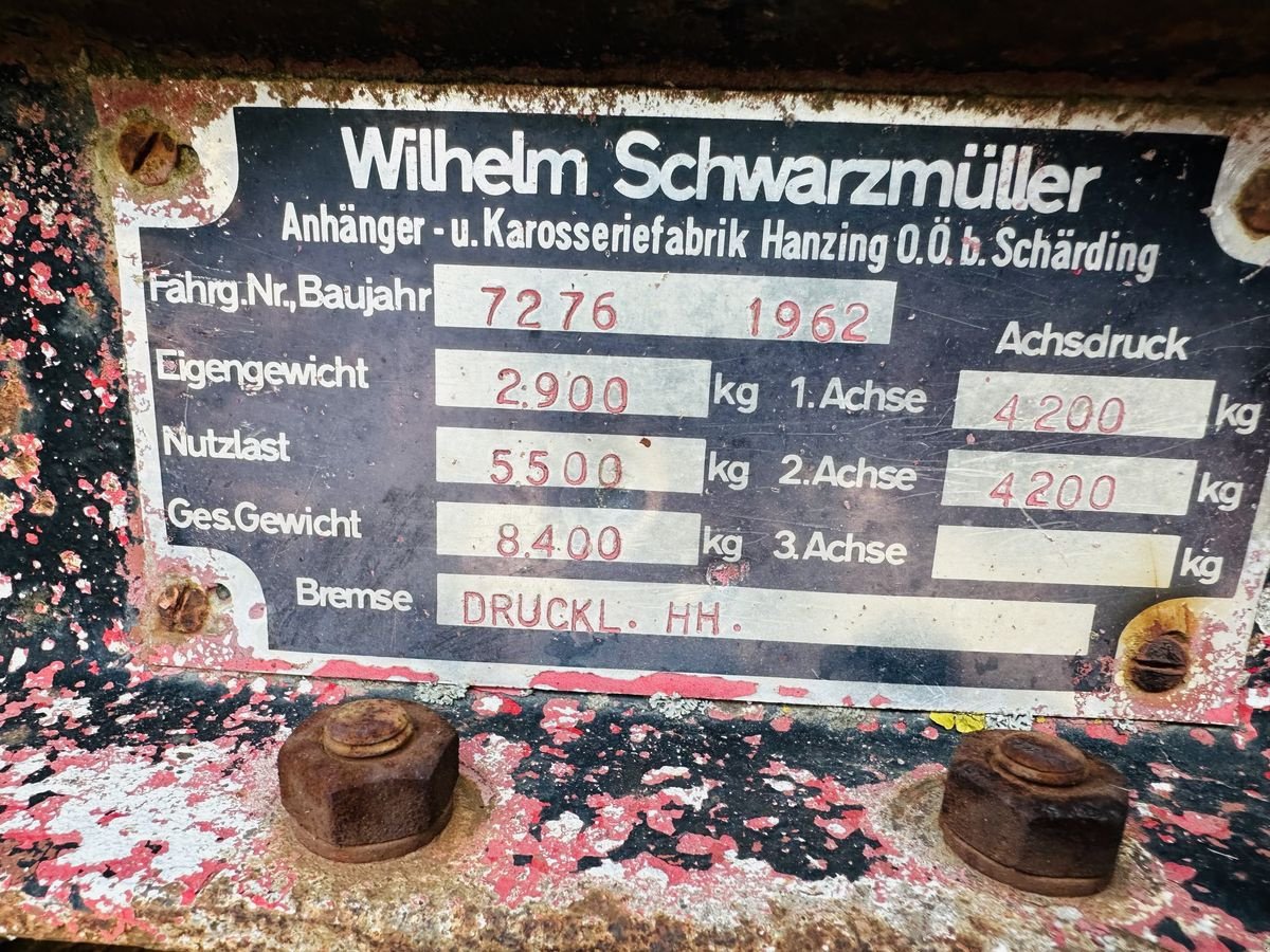 Kipper typu Schwarzmüller 2 achs Kipper, Gebrauchtmaschine v Hohenruppersdorf (Obrázek 10)