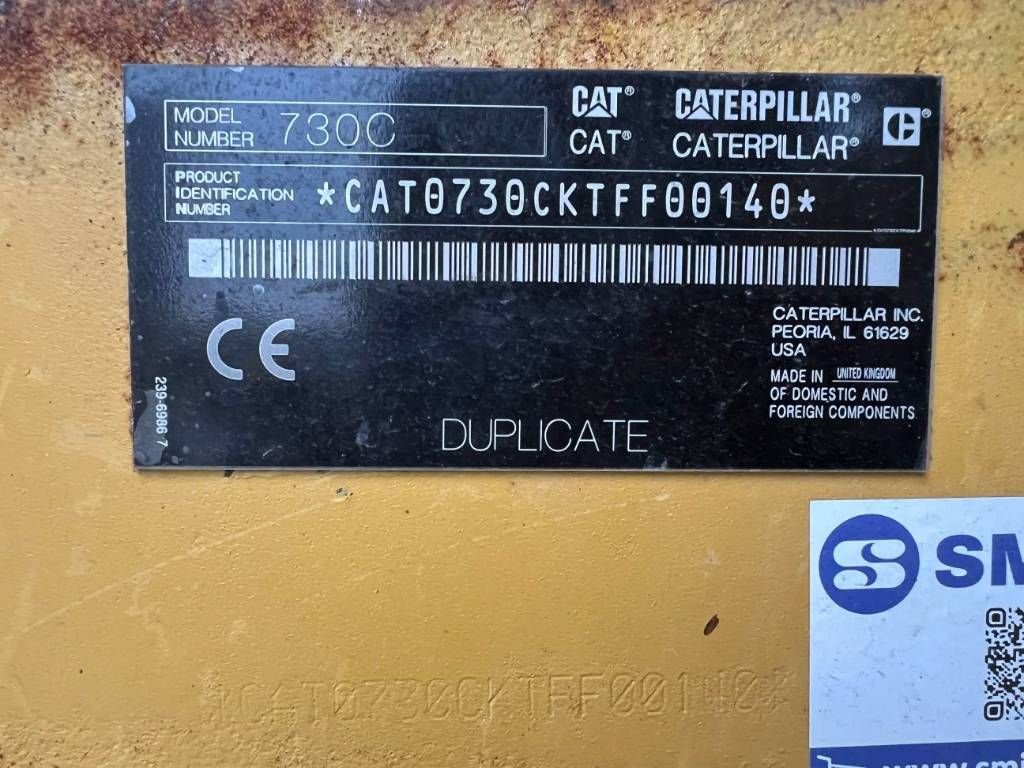 Kipper от тип Sonstige Cat 730C, Gebrauchtmaschine в Venlo (Снимка 9)