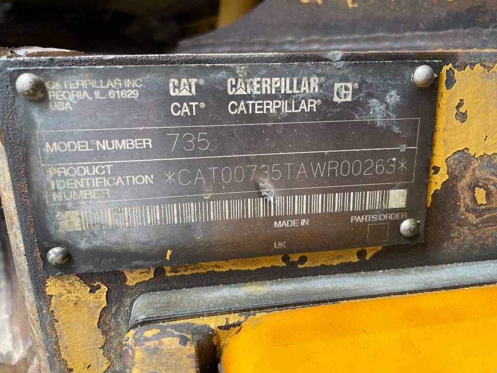 Kipper Türe ait Sonstige Cat 735, Gebrauchtmaschine içinde Venlo (resim 10)