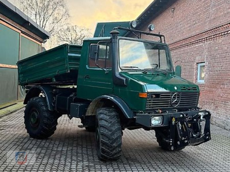 Kipper tip Sonstige Mercedes Unimog U1500 425 Agrar Kipper MB Trac Heckkraftheber, Gebrauchtmaschine in Fitzen (Poză 1)