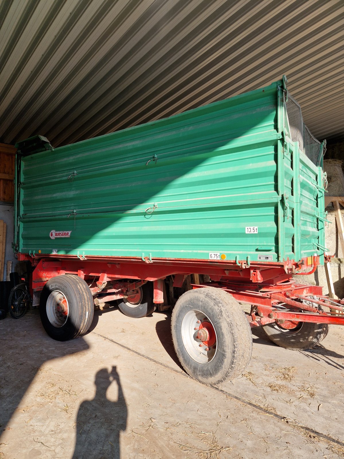 Kipper van het type Unsinn Kipper 13,5t, Gebrauchtmaschine in Unterbergen (Foto 1)