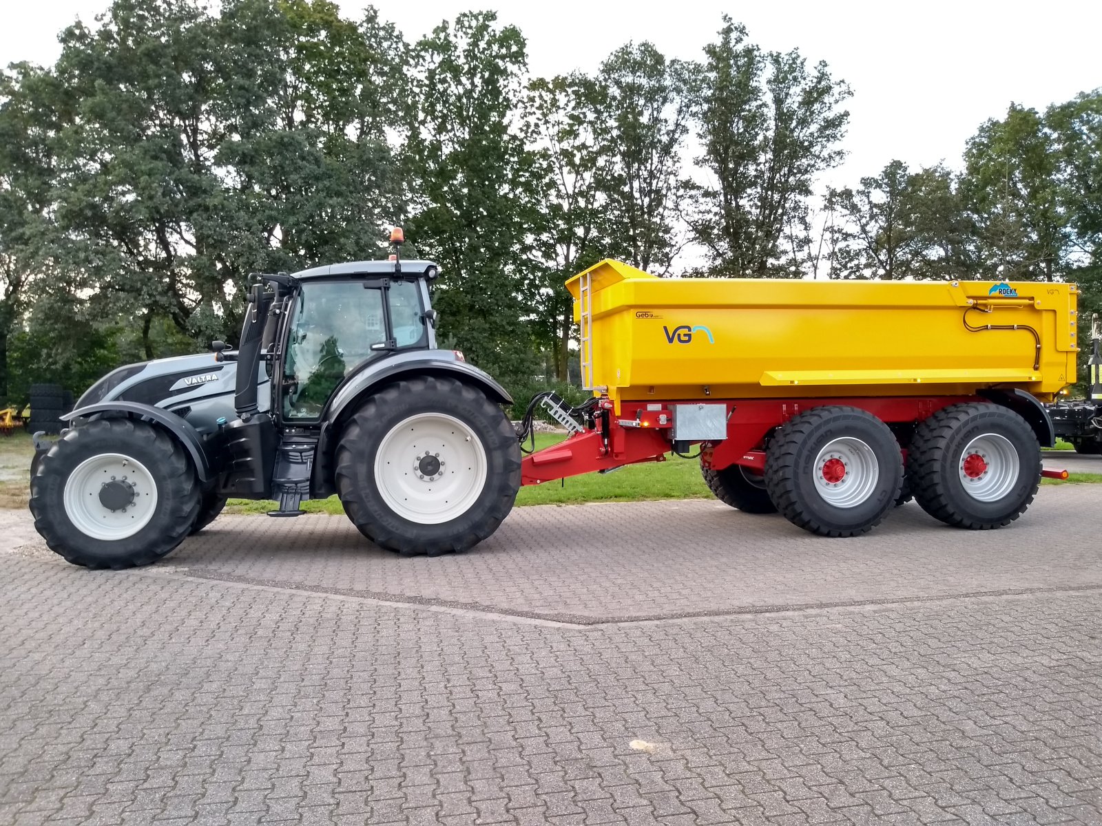 Kipper Türe ait VGM Rocky 26-L Tandem-Schwerlast-Muldenkipper, 24.000kg, hydraulisches Fahrwerk, Neumaschine içinde Bocholt (resim 17)