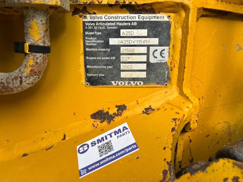 Kipper za tip Volvo A25D, Gebrauchtmaschine u Venlo (Slika 9)