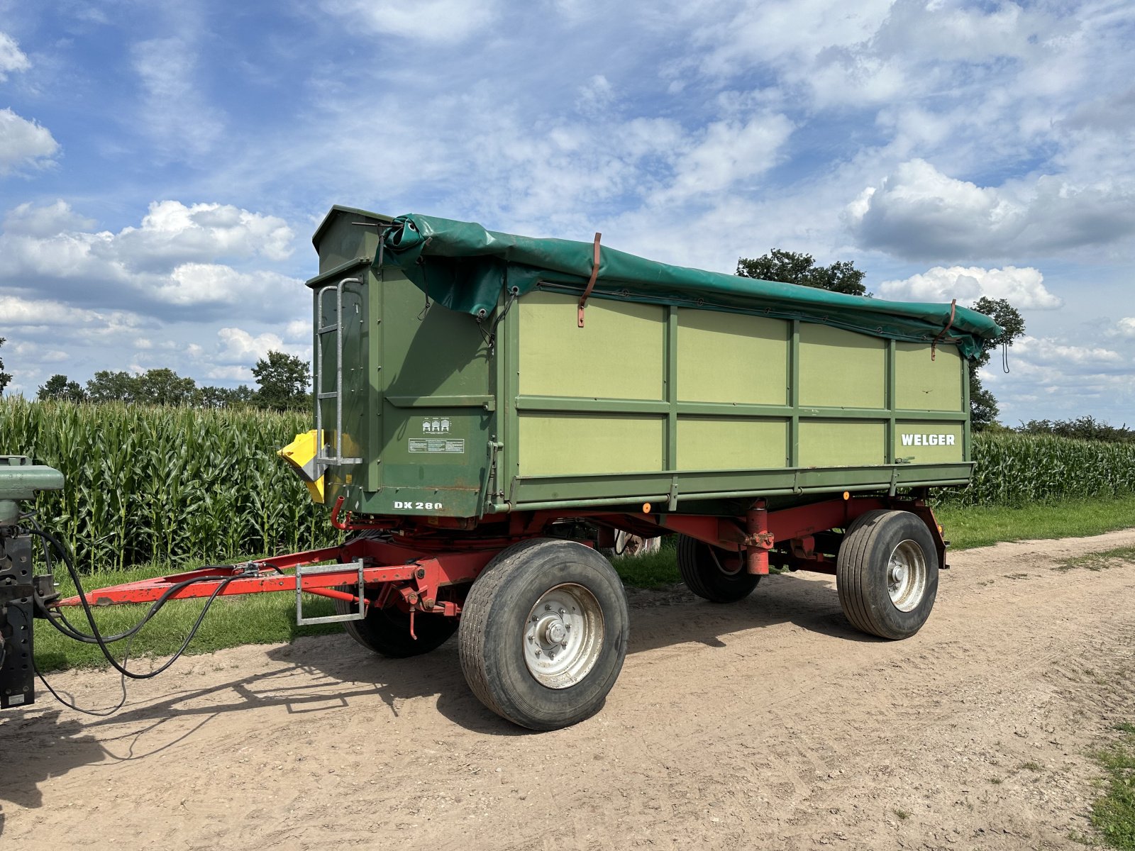 Kipper van het type Welger DK 280, Gebrauchtmaschine in Schweringen (Foto 4)