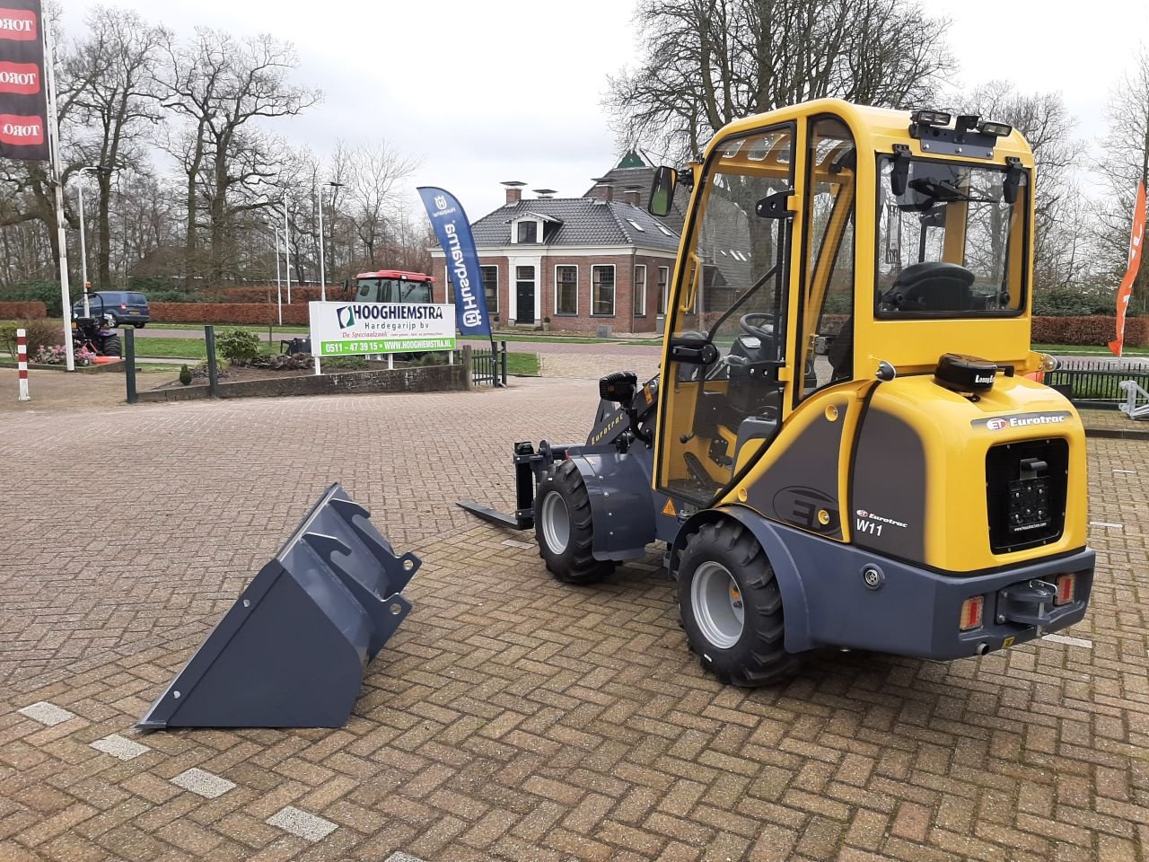 Knickgelenkte Baggerlader tip Eurotrac W11 IC, Gebrauchtmaschine in Hardegarijp (Poză 7)