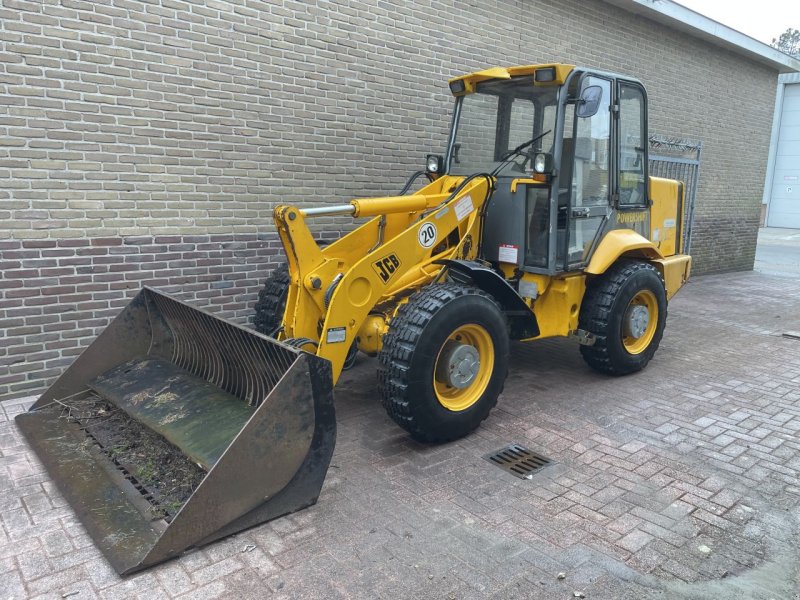 Knickgelenkte Baggerlader Türe ait JCB 409 powershift, Gebrauchtmaschine içinde Loosdrecht (resim 1)