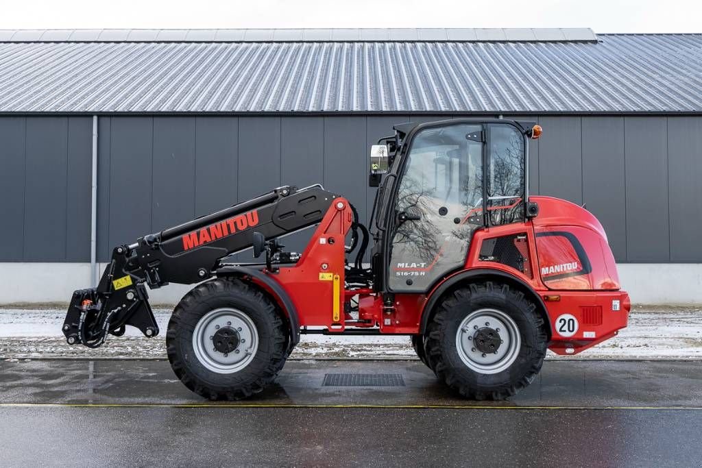 Knickgelenkte Baggerlader du type Manitou MLA-T 516-75 H, Neumaschine en Moerbeke (Photo 4)