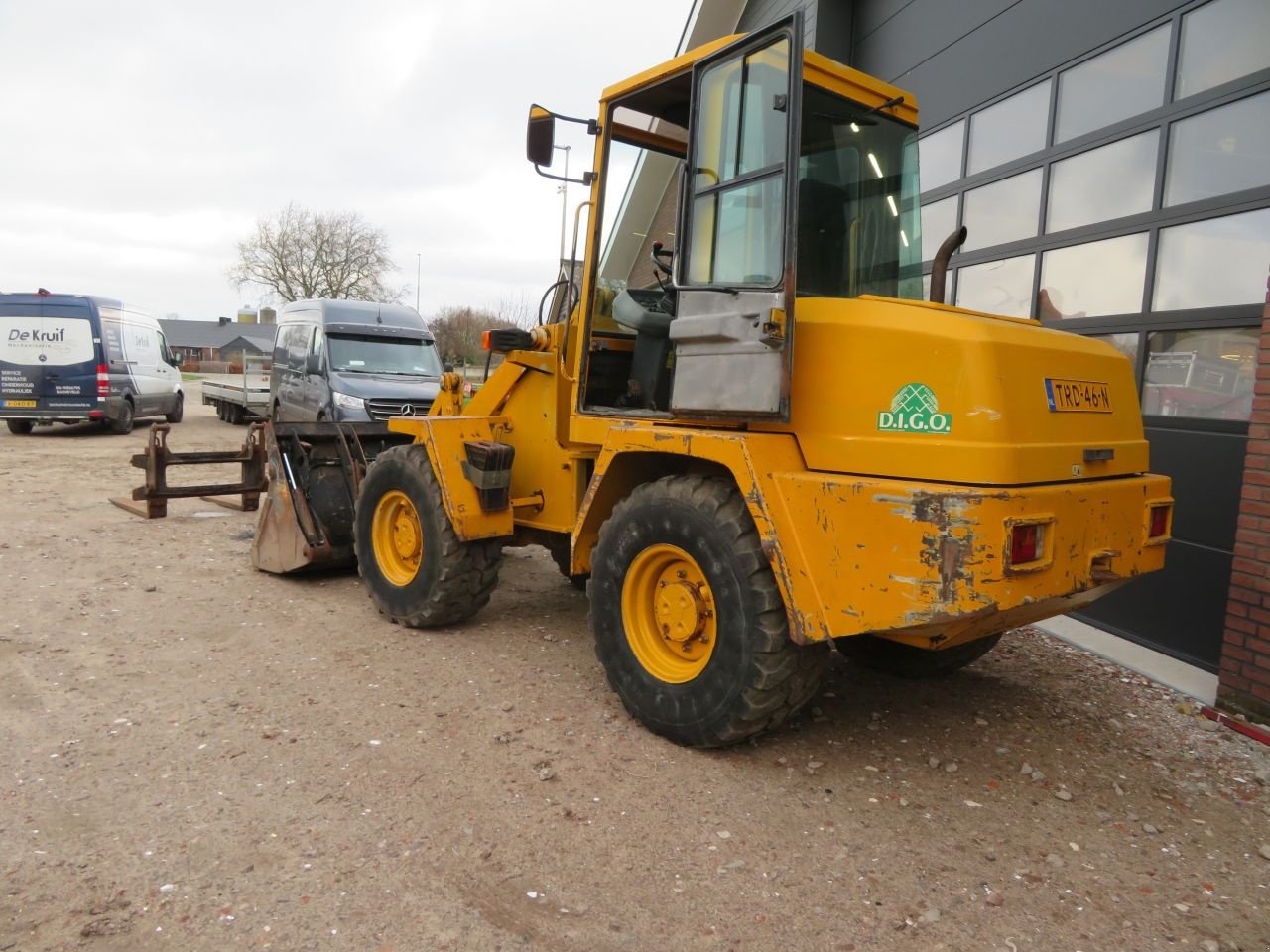 Knickgelenkte Baggerlader du type Schaeff zl80, Gebrauchtmaschine en Barneveld (Photo 2)