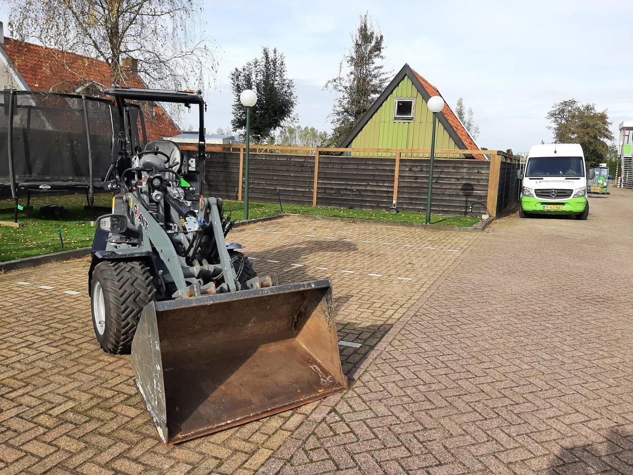 Knickgelenkte Baggerlader van het type Sonstige Giant G2200e X-tra, Gebrauchtmaschine in Hardegarijp (Foto 2)