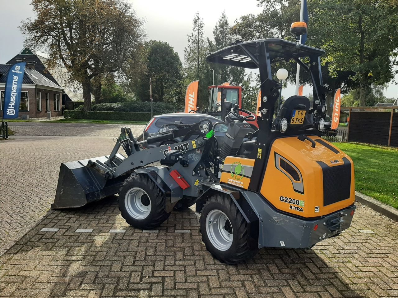 Knickgelenkte Baggerlader des Typs Sonstige Giant G2200e X-tra, Gebrauchtmaschine in Hardegarijp (Bild 7)