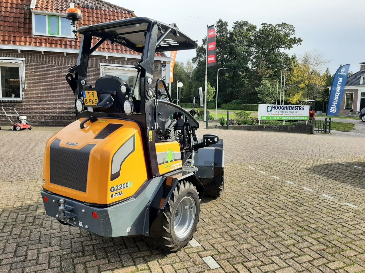 Knickgelenkte Baggerlader des Typs Sonstige Giant G2200e X-tra, Gebrauchtmaschine in Hardegarijp (Bild 4)