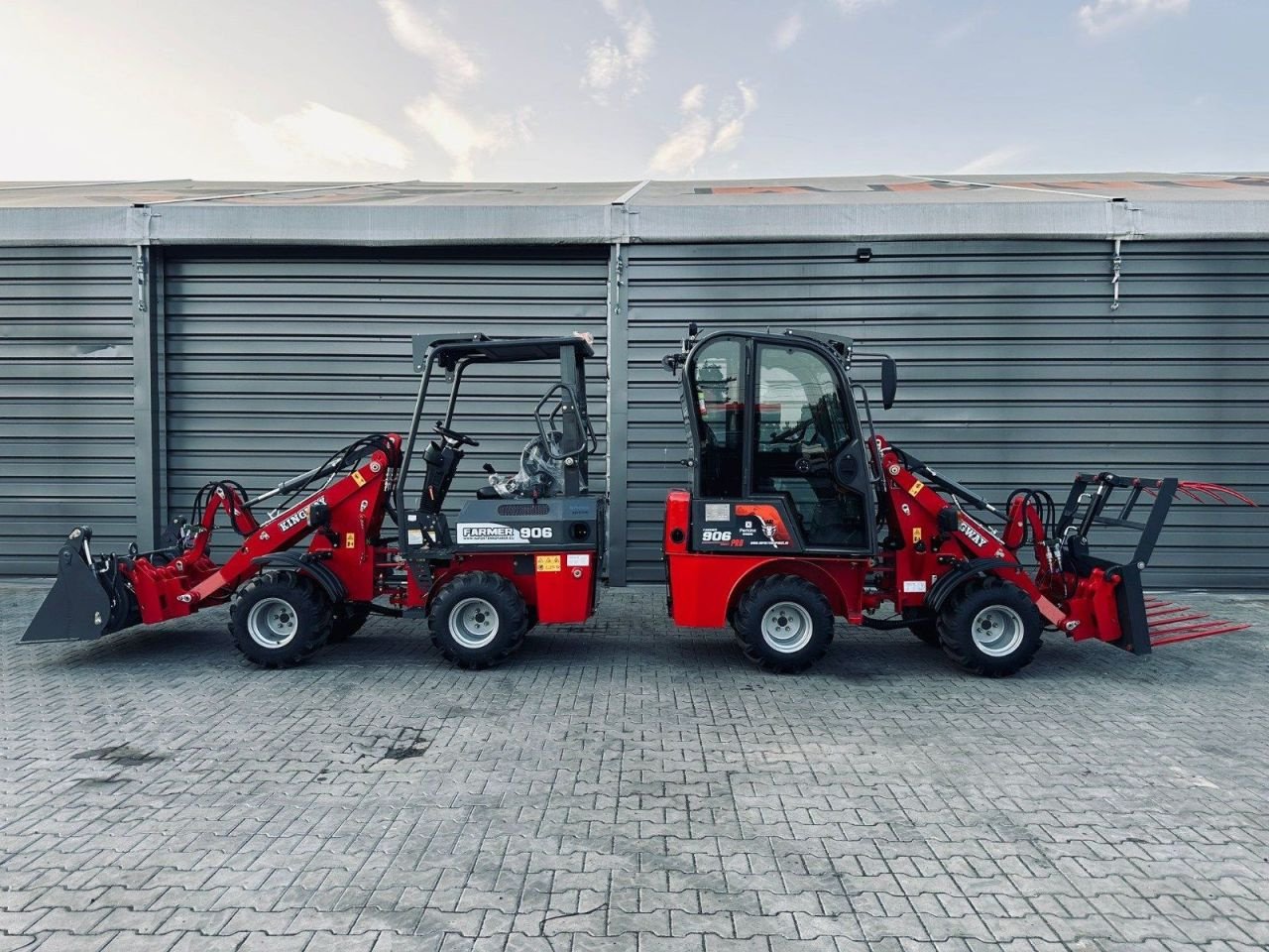 Knickgelenkte Baggerlader del tipo Sonstige Kingway Farmer 906, Neumaschine en Hollandscheveld (Imagen 5)