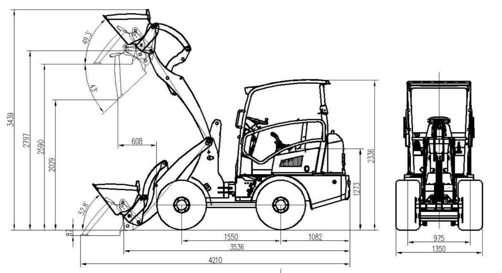 Knickgelenkte Baggerlader del tipo Sonstige Manitech MTECH 2.5, Neumaschine en alphen (Imagen 11)