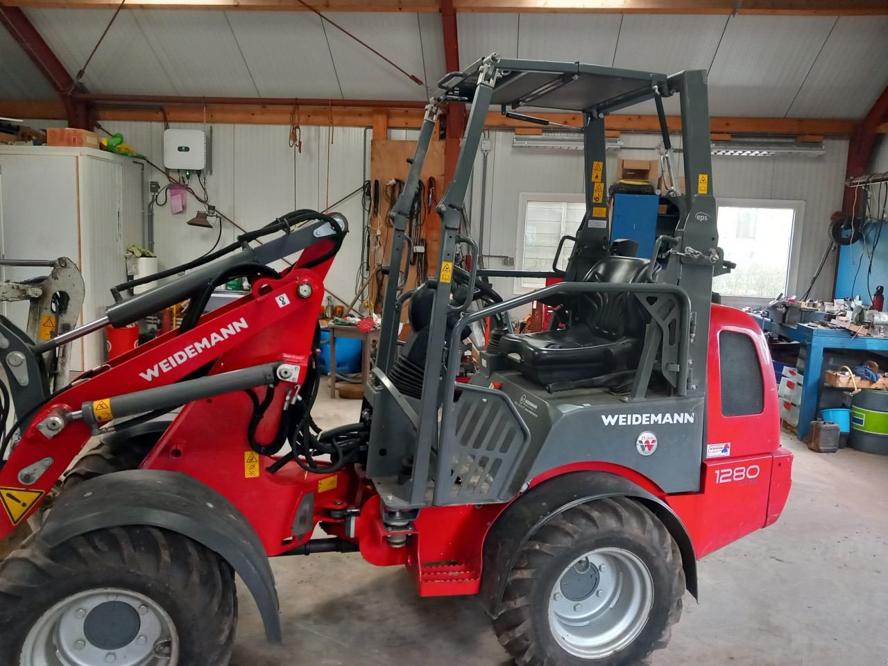 Knickgelenkte Baggerlader van het type Sonstige Weidemann 1280, Gebrauchtmaschine in Barneveld (Foto 7)