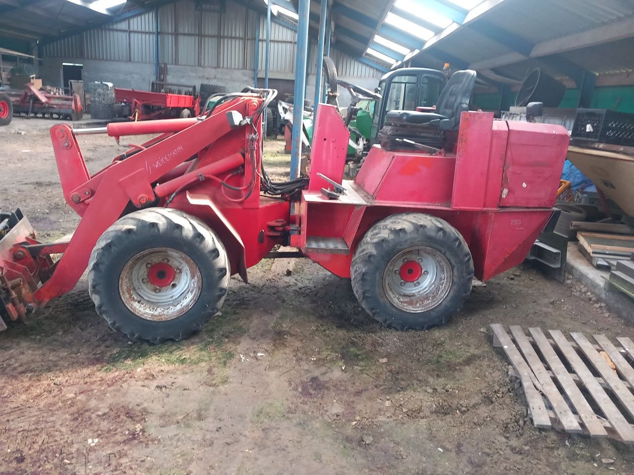 Knickgelenkte Baggerlader van het type Sonstige Weidemann 1280, Gebrauchtmaschine in Barneveld (Foto 1)