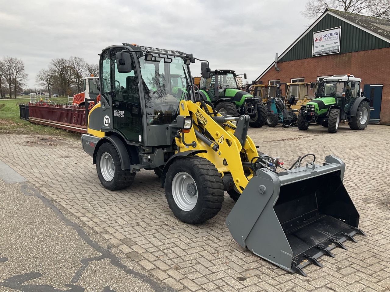 Knickgelenkte Baggerlader типа Wacker Neuson WL 38, Gebrauchtmaschine в Haaksbergen (Фотография 3)