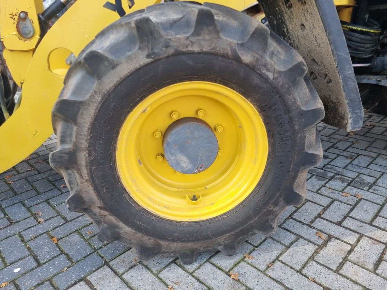 Knickgelenkte Baggerlader typu Yanmar V120, Gebrauchtmaschine w Lunteren (Zdjęcie 8)