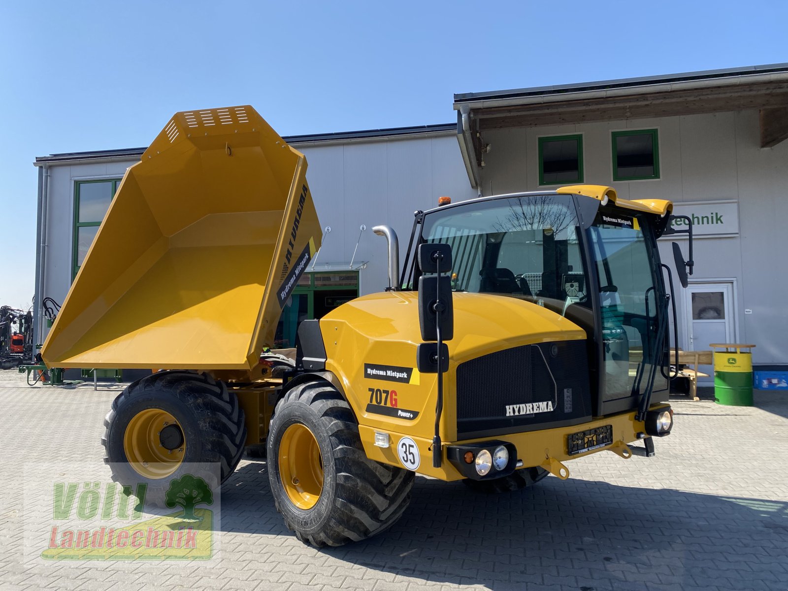 Knickgelenkte Dumper tipa Hydrema 707, Mietmaschine u Hutthurm bei Passau (Slika 1)