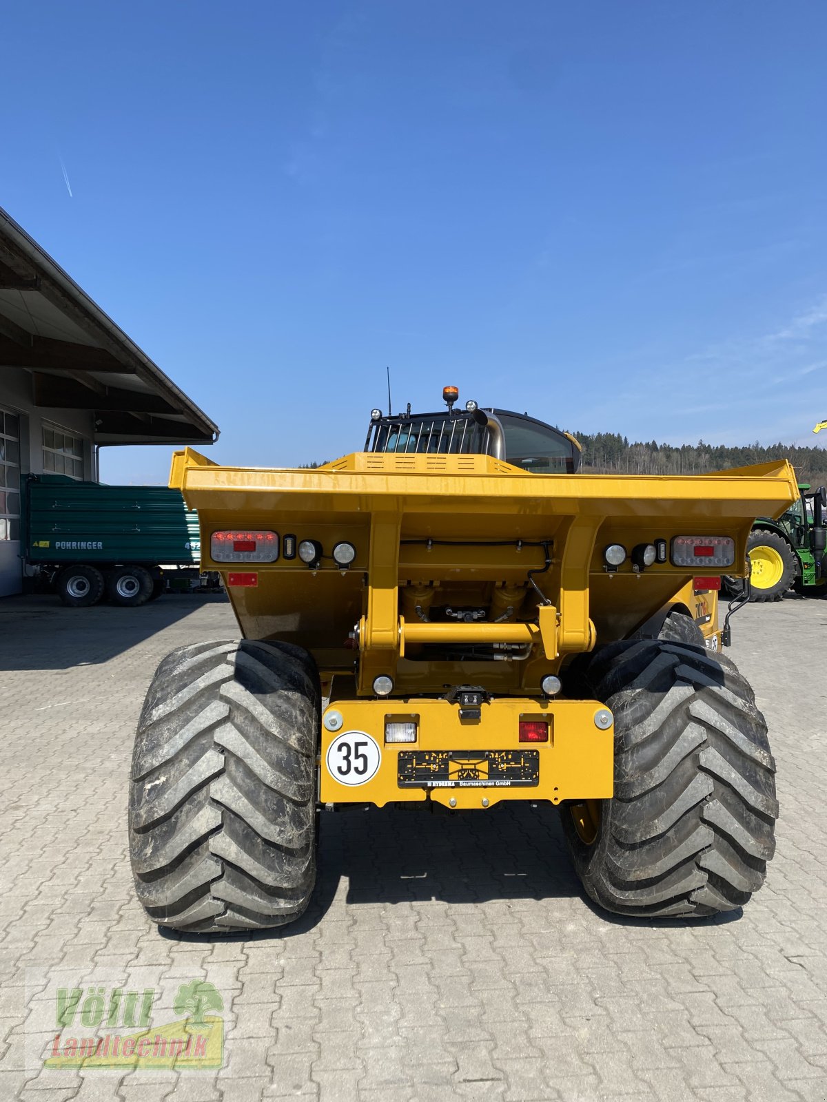 Knickgelenkte Dumper typu Hydrema 707, Mietmaschine v Hutthurm bei Passau (Obrázek 13)