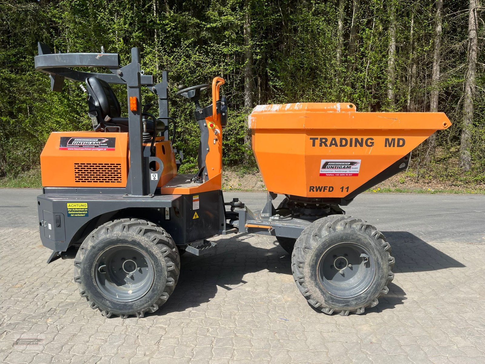 Knickgelenkte Dumper des Typs Trading MD RWFD11, Gebrauchtmaschine in Deutsch - Goritz (Bild 2)