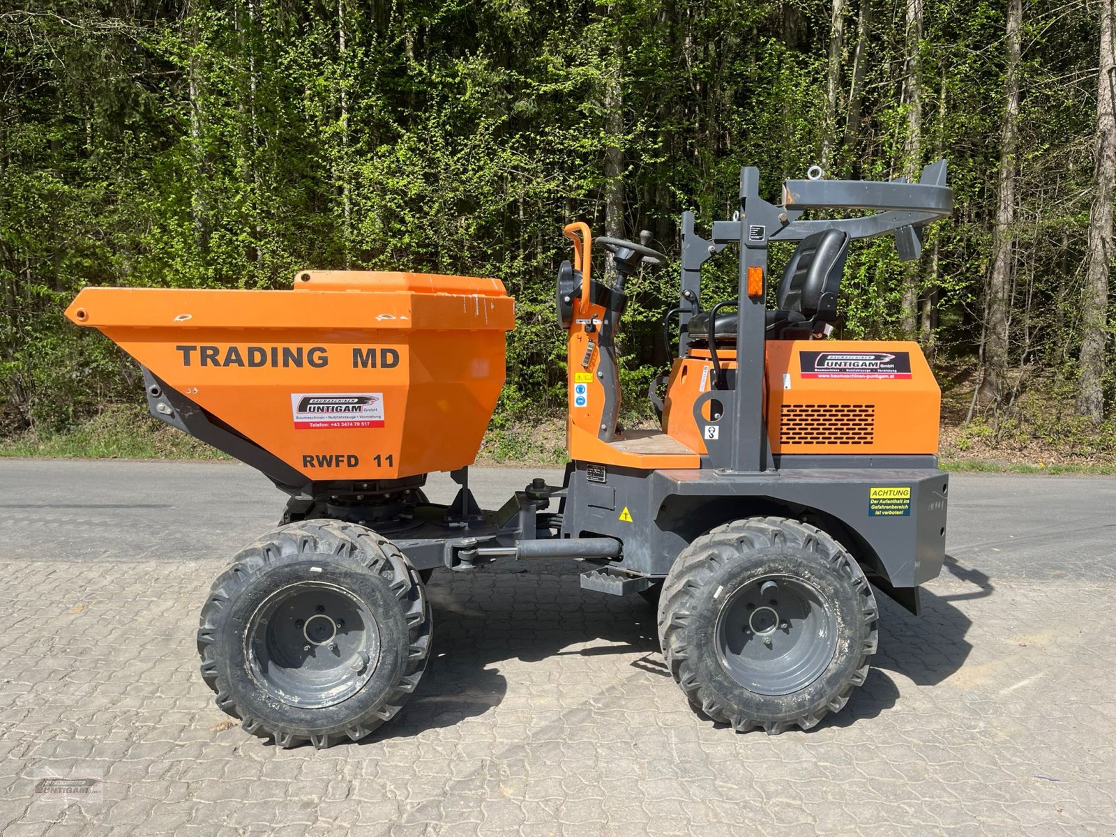 Knickgelenkte Dumper tip Trading MD RWFD11, Gebrauchtmaschine in Deutsch - Goritz (Poză 1)