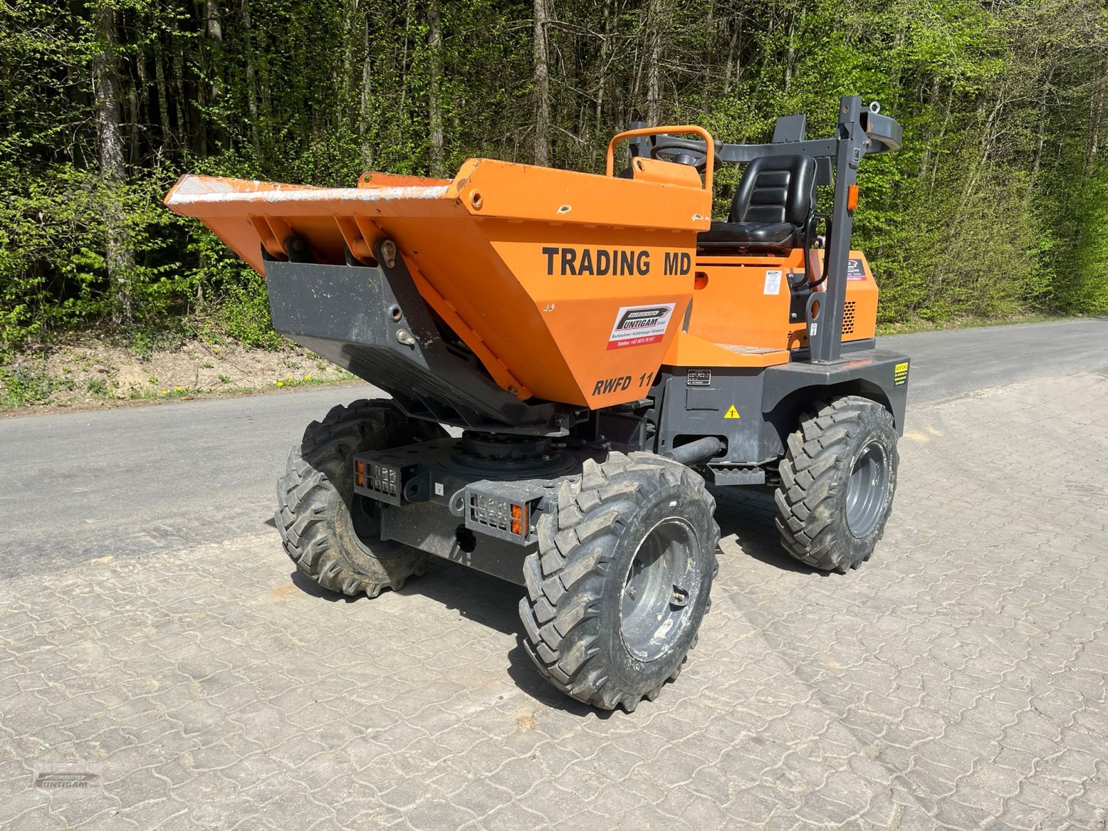 Knickgelenkte Dumper typu Trading MD RWFD11, Gebrauchtmaschine w Deutsch - Goritz (Zdjęcie 3)