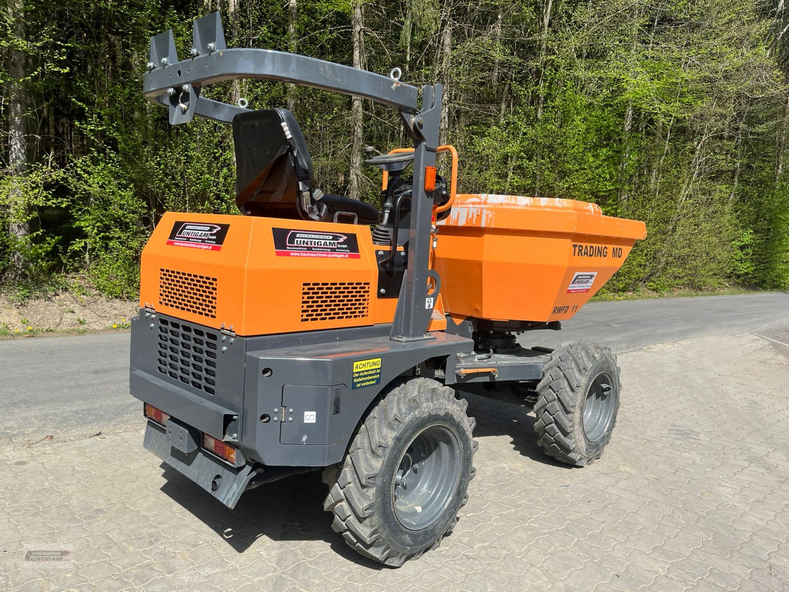 Knickgelenkte Dumper del tipo Trading MD RWFD11, Gebrauchtmaschine en Deutsch - Goritz (Imagen 7)