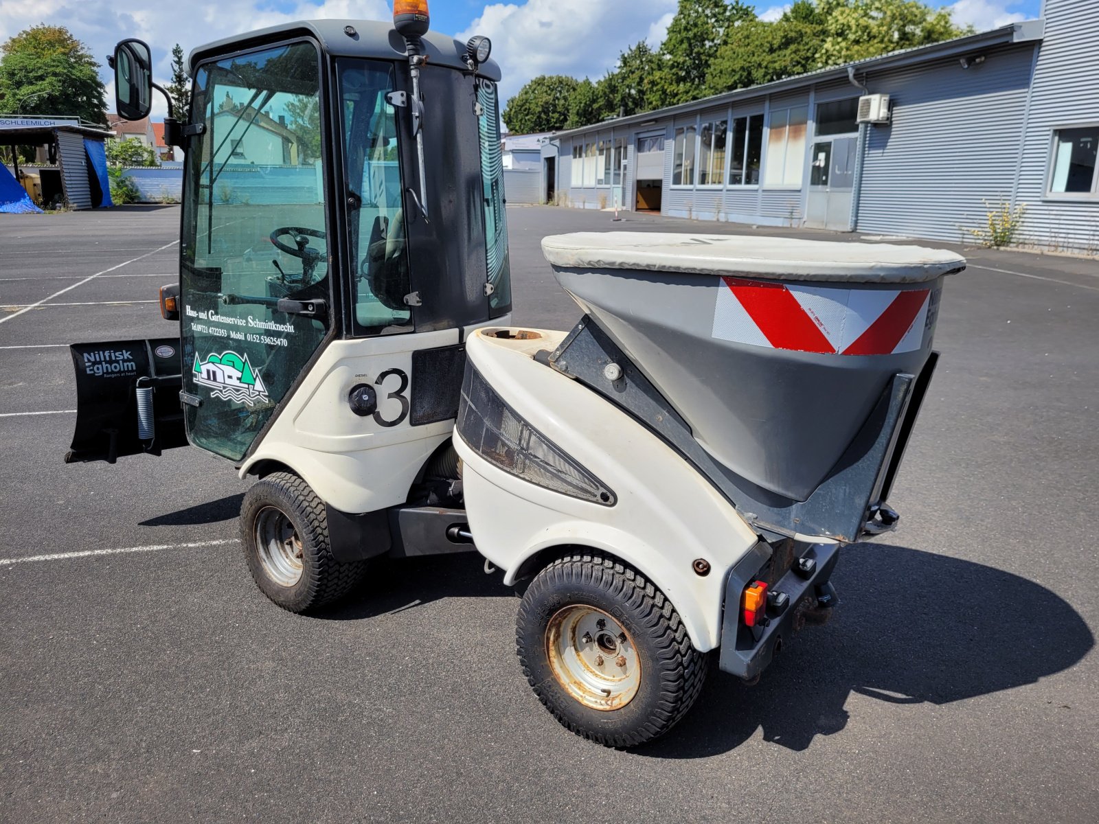 Kommunaltraktor van het type Egholm 2200 T, Gebrauchtmaschine in Poppenhausen (Foto 2)