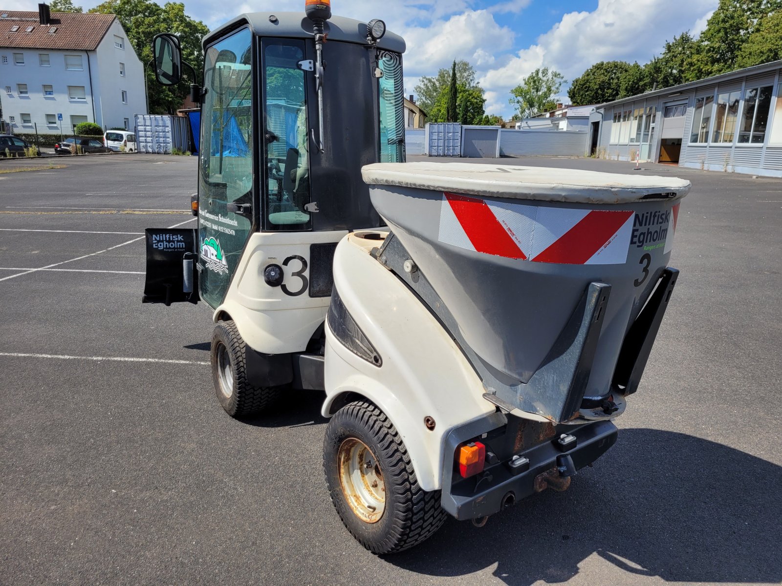 Kommunaltraktor del tipo Egholm 2200 T, Gebrauchtmaschine In Poppenhausen (Immagine 5)