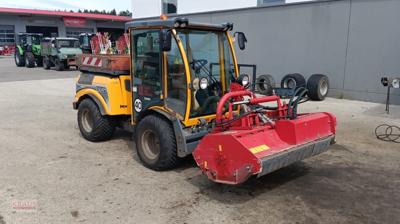 Kommunaltraktor του τύπου GiANT Trans Gigant Knickschlepper 87 PS mit Mulcher, Gebrauchtmaschine σε Geiersthal (Φωτογραφία 1)