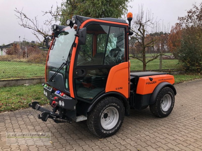 Kommunaltraktor of the type Holder C 370 Kommunalfahrzeug Gießarm Wasserfass, Gebrauchtmaschine in Langensendelbach