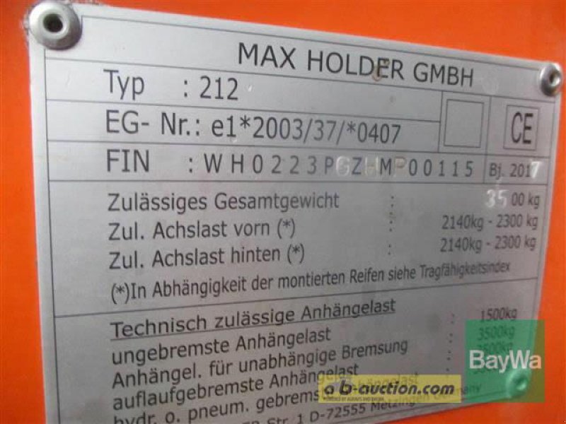 Kommunaltraktor typu Holder C 70 TC    #469, Gebrauchtmaschine w Schönau (Zdjęcie 4)