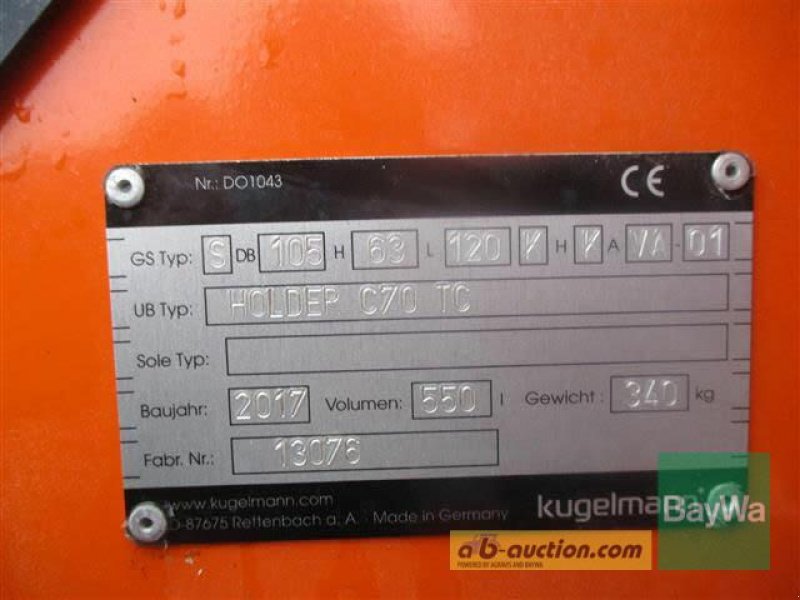 Kommunaltraktor del tipo Holder C 70 TC    #469, Gebrauchtmaschine en Schönau (Imagen 3)